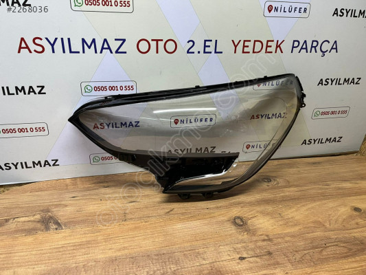 RENAULT CLİO 5 İCON SOL FAR CAMI SIFIR -BURSA FAR