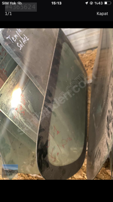 Renault megane 1 sol arka cam