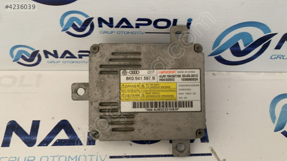 8K0941597B VW AUDİ SEAT SKODA XENON FAR BEYNİ 2011/2018