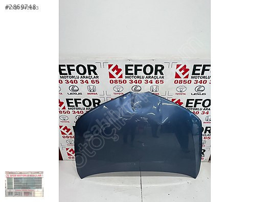 TOYOTA AURİS MOTOR KAPUTU ÇIKMA ORİJİNAL PARÇA 2013-2018