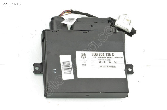 Porsche Cayenne Touareg Kessy Keyless Beyni 3D0909135S 5WK47021