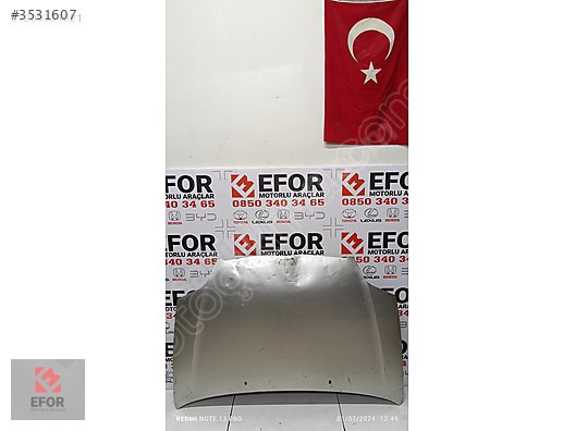 TOYOTA COROLLA MOTOR KAPUT ORJİNAL ÇIKMA YEDEK PARÇA 02-07