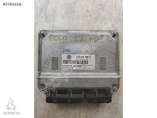 Volkswagen Polo 1.2 Motor Beyni 03D906032C - 5WP4012407