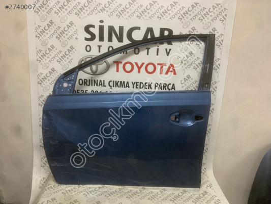 SİNCAR OTO'DAN TOYOTA AURİS 2013 2018 SOL ÖN KAPI ÇIKMA ORJİNAL
