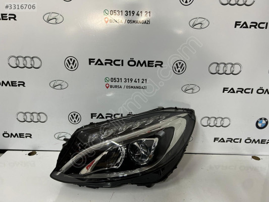 MERCEDES W205 C200 ÖM SOL FAR ORJİNAL