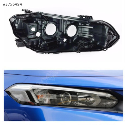 HONDA CİVİC SAĞ FAR KASASI DÜZ TİP SIFIR 2020-2023