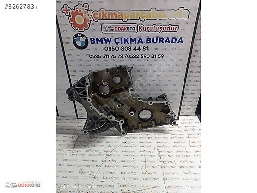 7790424 / BMW 3 E90 E91 M57 Çıkma Motor Zincir Kapakğı Orj Tmz
