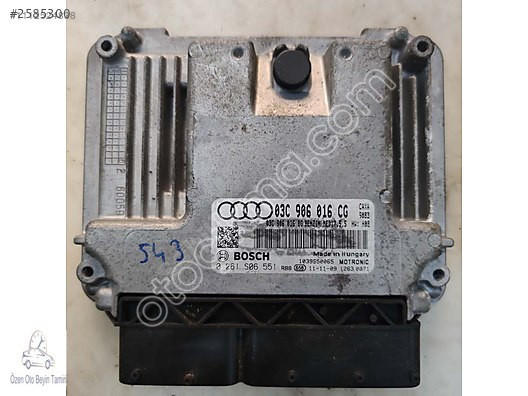 Audi A1 Motor Beyni 03C906016CG - 0261S06551 - MED17.5.5