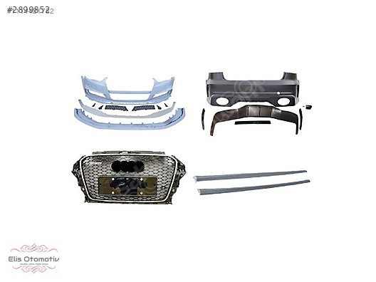 AUDİ A3 SEDAN IÇIN UYUMLU RS3 BODY KIT ÖN ARKA TAMPON PANJUR