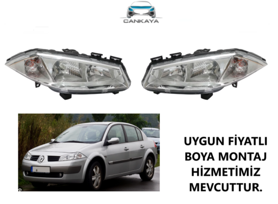 RENAULT MEGANE 2 2003/2005  SAĞ/SOL FAR ADET FİYAT KAMPANYA