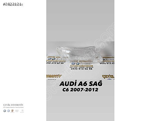 AUDİ A6 C6 2009-2012 SAĞ SOL FAR CAMI