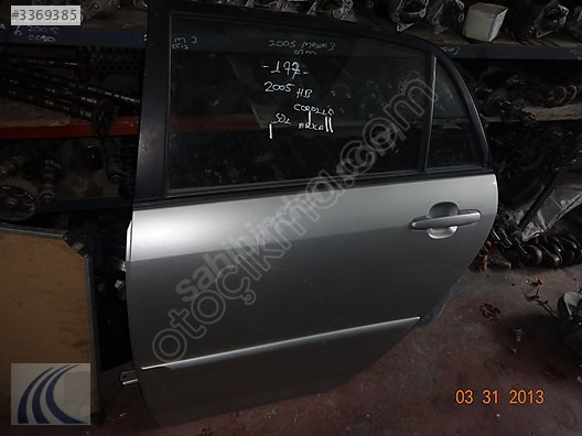 TOYOTA COROLLA HB 2006 ÇIKMA SOL ARKA KAPI