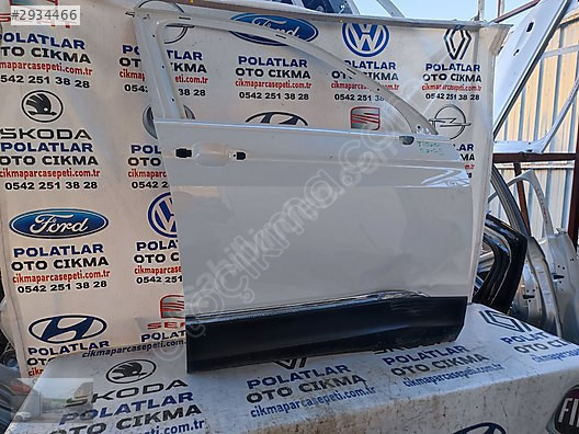 Volkswagen Tiguan ön sağ kapı orjinal 2020 -2023 beyaz
