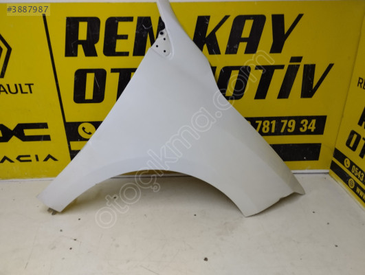 RENAULT FLUENCE SAĞ ÖN ÇAMURLUK BEYAZ ORJ ÇIKMA RENKAY KOCAELİ