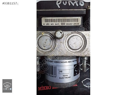 0265951047 Fiat Grande Punto ABS Beyni 0265230348
