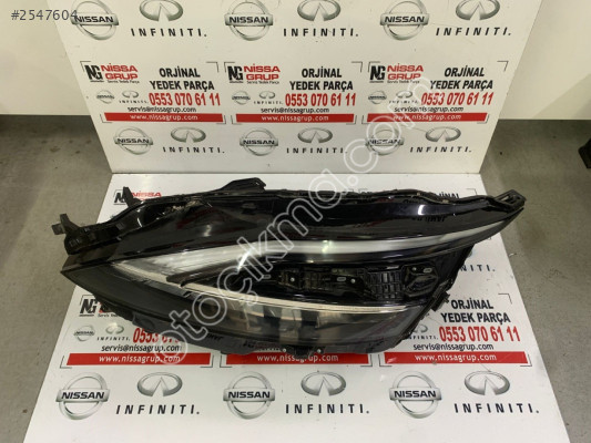 NISSAN QASHQAI SOL FAR ZENONLU ÇIKMA YEDEK PARÇA J12 2022- 