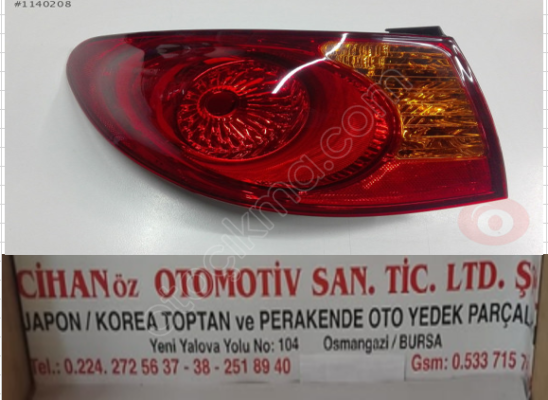 Hyundai Elentra Sol Stop 2007 Sonrası