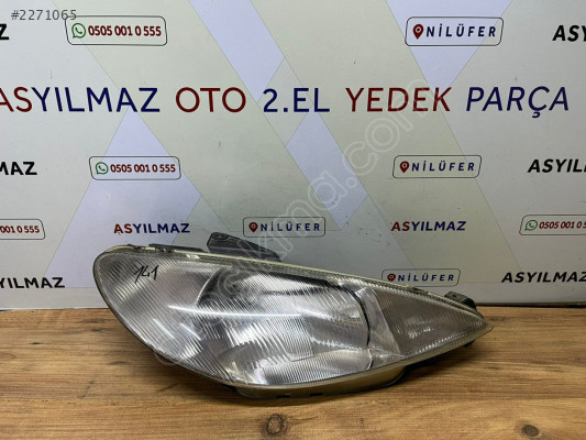 PEUGEOT 206 SAĞ FAR ORJİNAL 1998-2003 UYUMLU