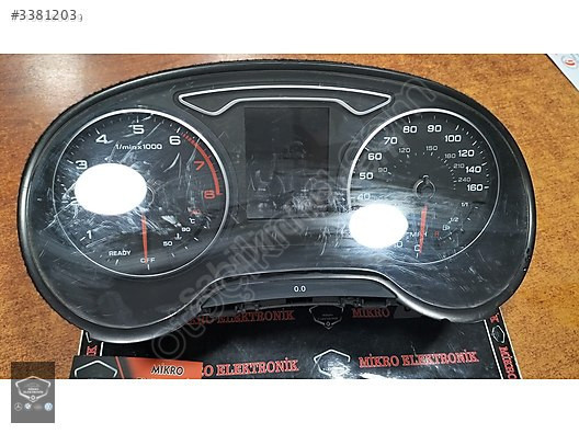 8V0920973F Audi A3 2018 Kilometre Saati Gösterge Paneli