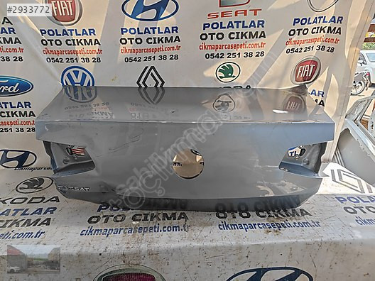 Volkswagen Passat B8 bağaj kapağı orjinal çıkma göçük hasarlı