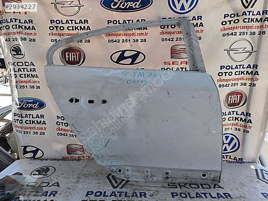 Renault Fluence sağ arka kapı Orjinal beyaz
