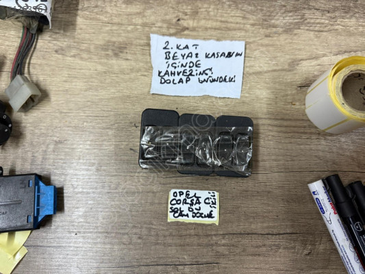 OPEL CORSA C CAM DÜĞMESİ İKİLİ ORJINAL ÇIKMA 02-07 MODEL