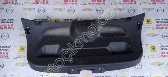 OPEL CORSA F BAGAJ KAPAĞI İÇ DÖŞEMESİ ÇIKMA SÖKME YEDEK