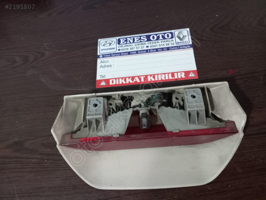 HYUNDAI GETZ BAGAJ 3.STOP ORJİNAL