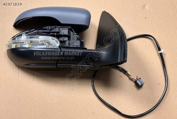 VW GOLF 6 09-13 SAĞ DİKİZ AYNA KOMPLE 6 KABLOLU 5K0857508AD
