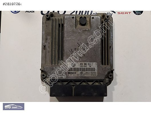 03G906016C-EDC16U1 JETTA 1.9 TDI BKC MOTOR BEYNİ