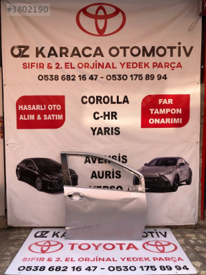 2013-2018 TOYOTA YARIS ÇIKMA ORJINAL SAĞ ARKA KAPI