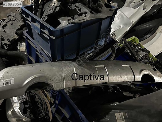 Captiva arka tampon alt difzör çıkma ORJİNAL
