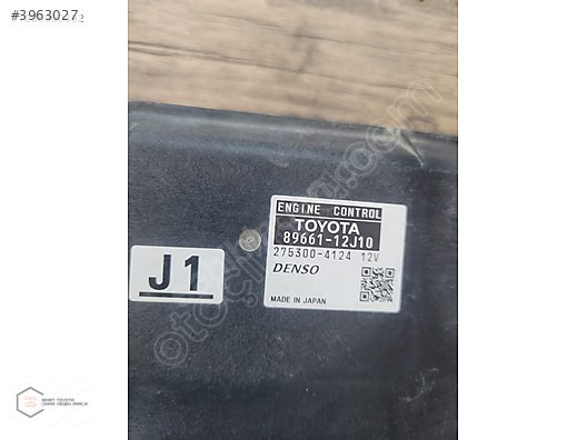 89661-12J10 TOYOTA MOTOR BEYNİ ** J1 **