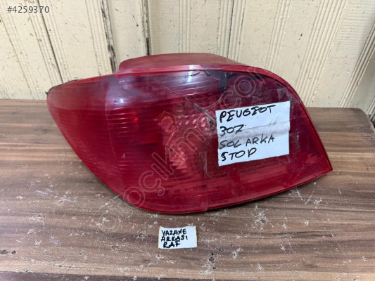 PEUGEOT 307 SOL STOP LAMBASI ÇIKMA 00-05 MODEL