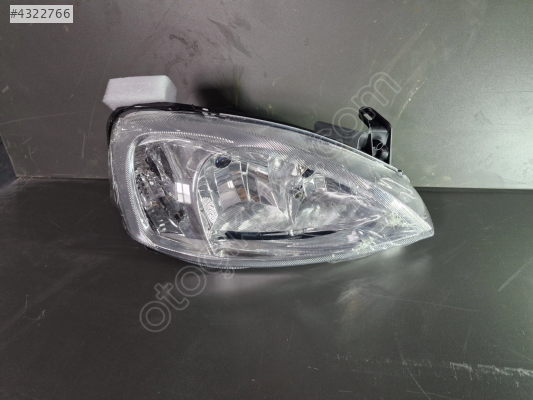 OPEL CORSA C SAĞ ÖN FAR KROM MOTORSUZ SIFIR 2000-20011