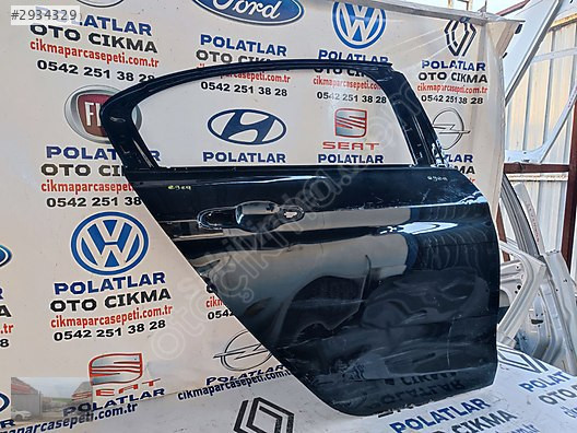 Fiat egea sağ arka kapı orijinal göçük hasarlı siyah