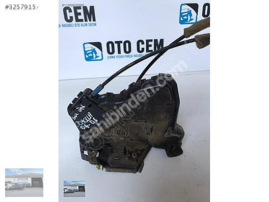 OTO CEMDEN ÇIKMA TOYOTA COROLLA 2004-2008 SOL ÖN KAPI KİLİD