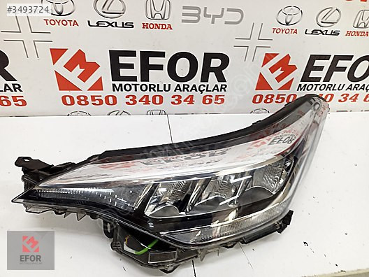 TOYOTA C-HR SOL FAR ÇIKMA ORİJİNAL PARÇA 2019-2022