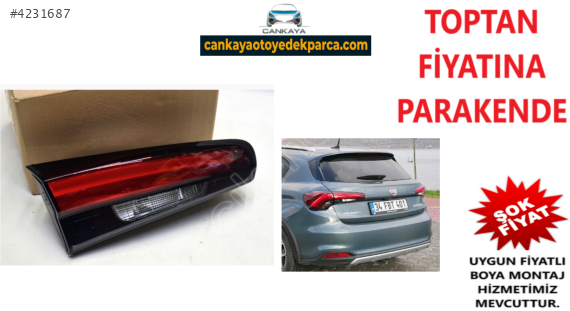 FİAT EGEA HB/CROSS LEDLİ SOL ARKA İÇ STOP ORJİNAL SIFIR  52157300