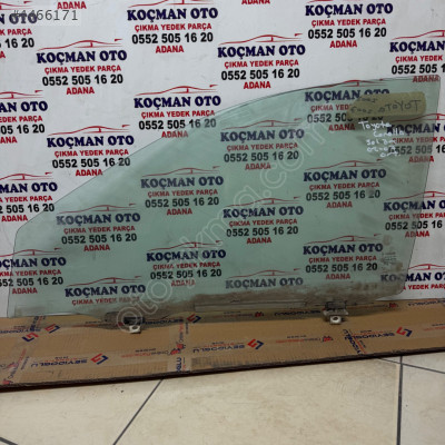 Toyota Corolla sol ön kapı camı orj