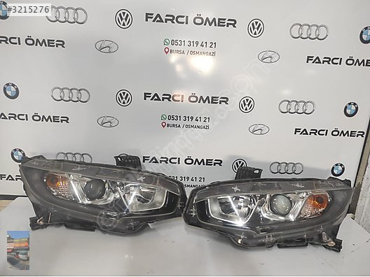 HONDA CİVİC FC5 SAĞ SOL FAR ORJİNAL HATASIZ