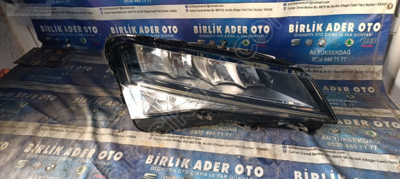 Skoda süper b sağ sol far fulled