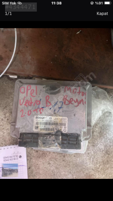 Opel Vectra b motor beyni 2.0
