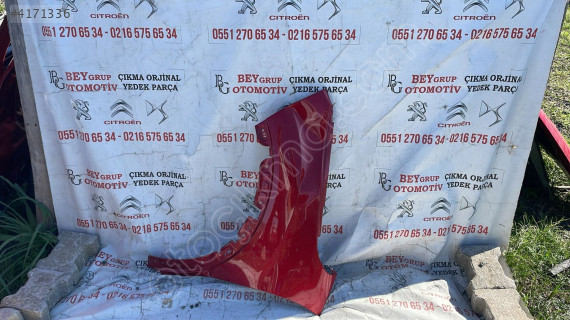 CİTROEN C4 SOL ÖN ÇAMURLUK ORİJİNAL ÇIKMA YEDEK PARÇA