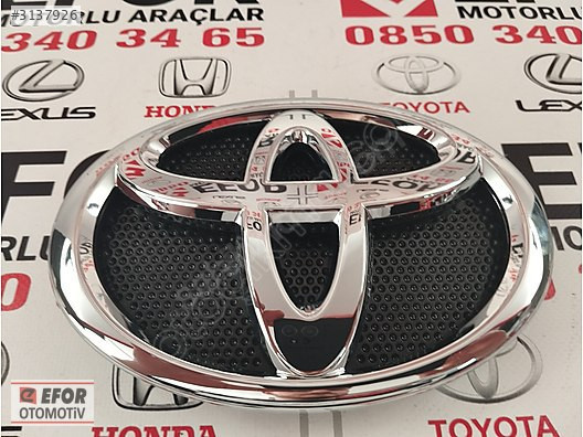 TOYOTA HİLUX SIFIR ORJ PANJUR AMBLEMİ 16-22 OEM NO: 75310-0K040