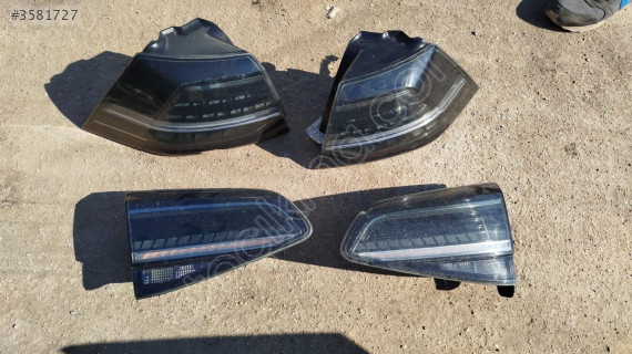 Golf 7 LED'li sağ sol iç dış stop siyah