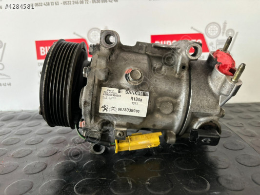 PEUGEOT 508 1.6 BLUEHDI KLİMA KOMPRESÖRÜ 9678038980 ORJİNAL SÖKME