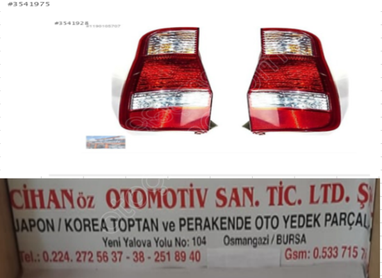 HYUNDAİ MATRİX 2006-2011 SAĞ SOL STOP ADET FİYATI