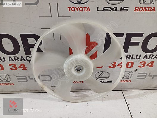 TOYOTA COROLLA 1.6 BNZ FAN PERVANE ORJİNAL ÇIKMA YEDEK PARÇA 13-