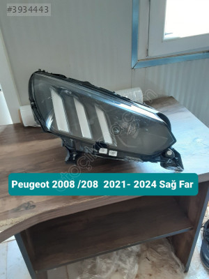 Peugeot 2008 /208  2021- 2024 Sağ Far